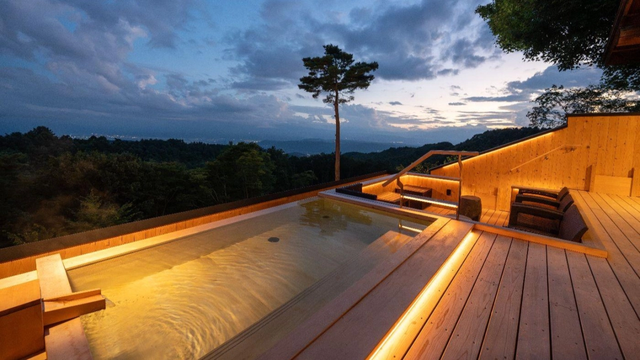 HishinoOnsenTokiwakan open air bath