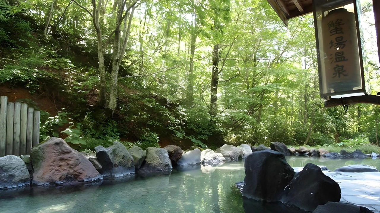 Ganiba Onsen open air bath