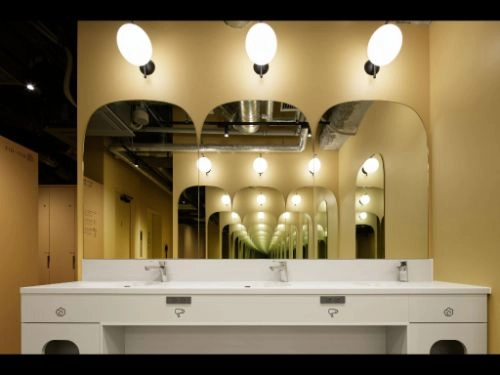 9h nine hours woman Shinjuku sleep lab wash basin