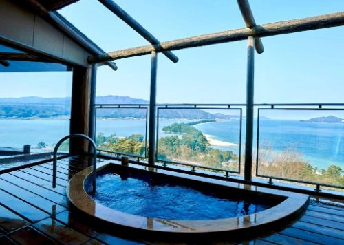 Genmyoan Ryokan open air bath