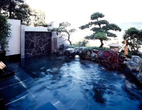 Hotel Ravie Kawaryo open air bath