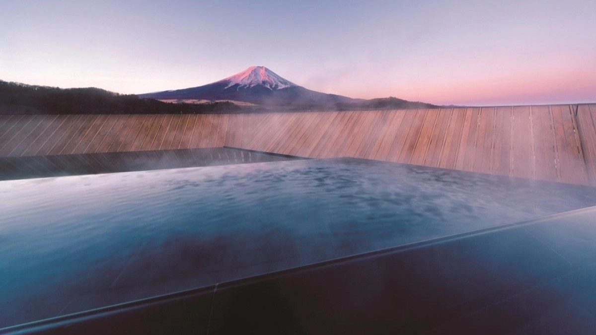 Hotel Kaneyamaen open air bath