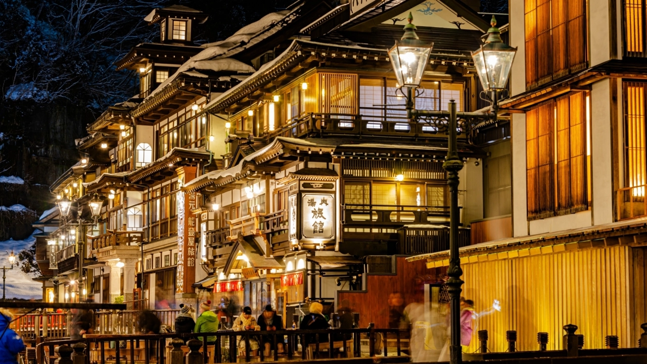 
Ginzan Onsen view
