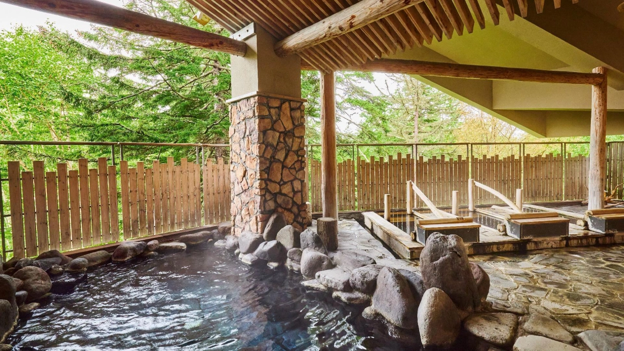 Hotel La Vista Daisetsuzan open air bath
