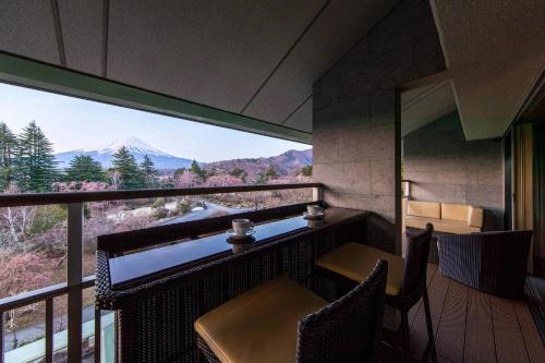 Fuji View Hotel cherry blossom view