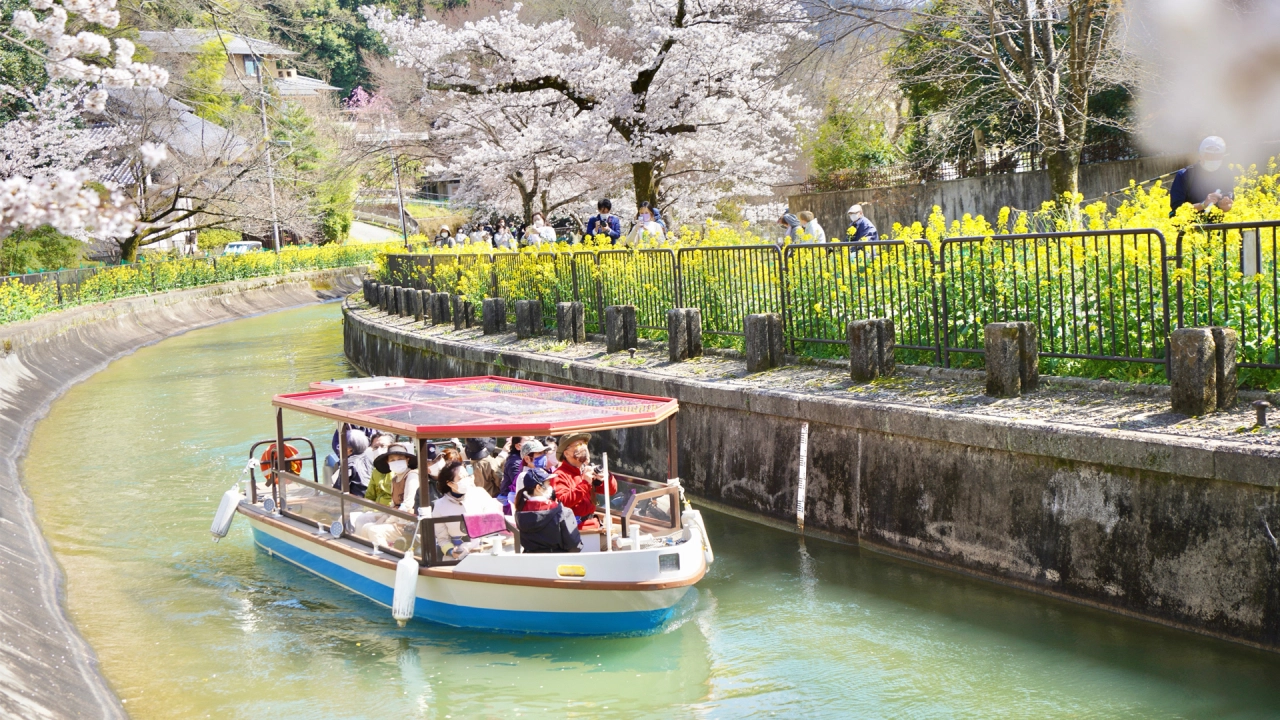 Lake Biwa Canal Boat