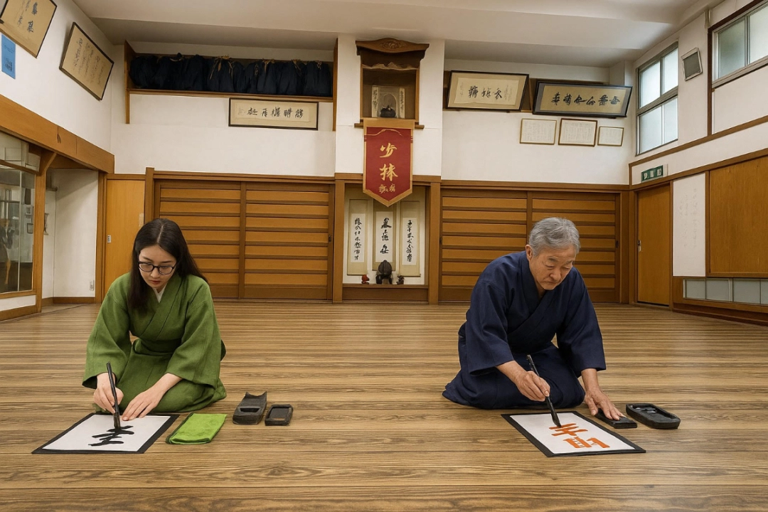 Kimono Calligraphy Experience