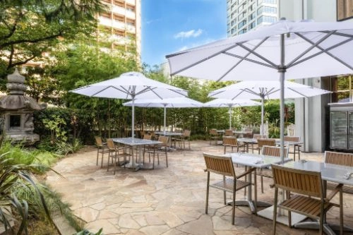 Sheraton Miyako Hotel Tokyo terrace
