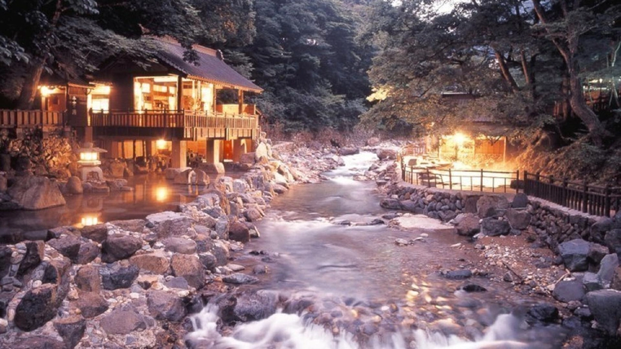 Takaragawa Onsen Osenkaku open air bath
